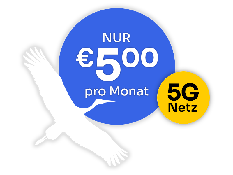 BE.funkt 5G-Paket für dein Smartphone um nur 5 Euro monatlich