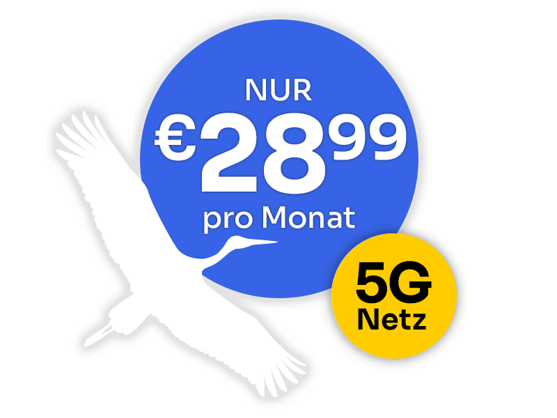 BE.Unlimited 5G um nur 28,99 Euro monatlich