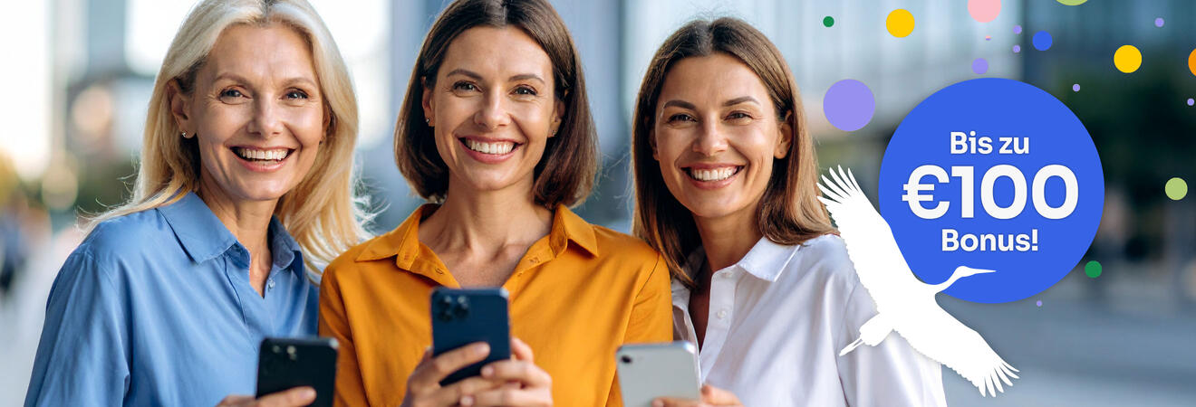 Jetzt Freunde werben und 100 Euro holen